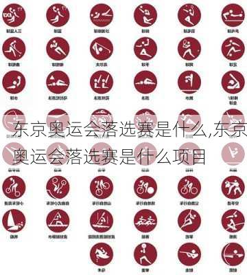 东京奥运会落选赛是什么,东京奥运会落选赛是什么项目