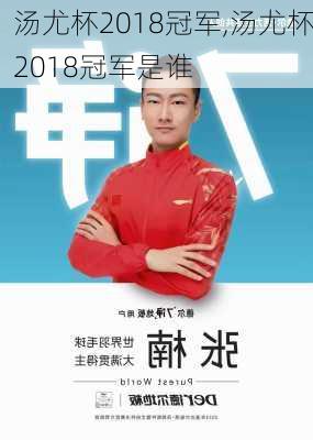 汤尤杯2018冠军,汤尤杯2018冠军是谁