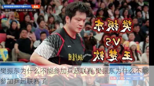 樊振东为什么不能参加乒超联赛,樊振东为什么不能参加乒超联赛了