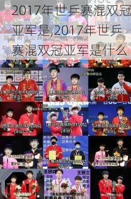 2017年世乒赛混双冠亚军是,2017年世乒赛混双冠亚军是什么