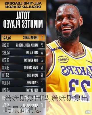詹姆斯复出吗,詹姆斯复出吗最新消息