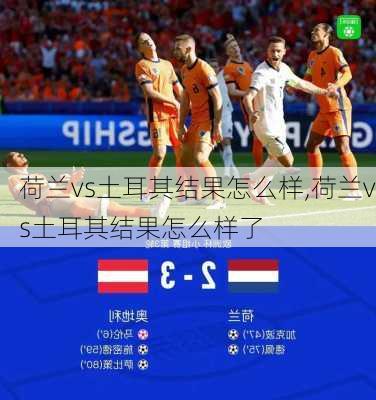 荷兰vs土耳其结果怎么样,荷兰vs土耳其结果怎么样了